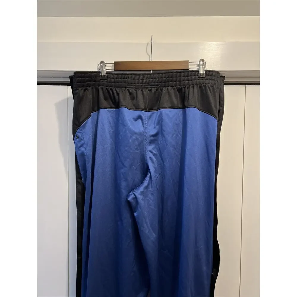 Nike Elite Team DUKE BLUE DEVILS Tear Away Snap On Basketball Pants Sz‎ XXL